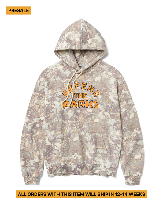 Shop Defend the Parks Bear Hoodie Inspired by Protecting National Parks | camo