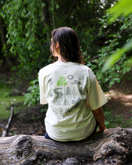 Shop AllTrails x Parks Project Tee Inspired by National Parks | raw-natural