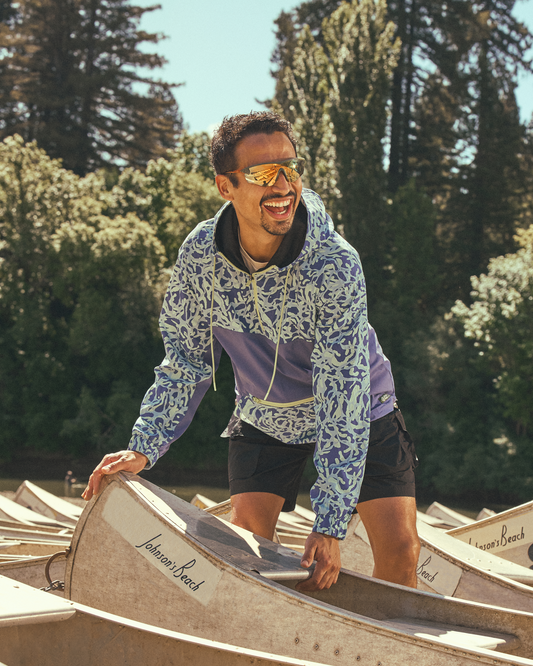 Shop New River Ripple Windbreaker Inspired by Rivers in National Parks | multi-color