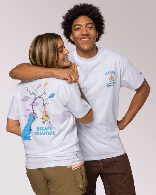 Shop Dr. Seuss x Parks Project Escape To Nature Portaledge Tee | white
