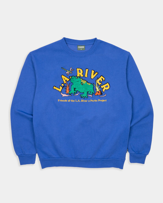 Shop LA River Toadally Crew Inspired by the LA River | pacific-blue