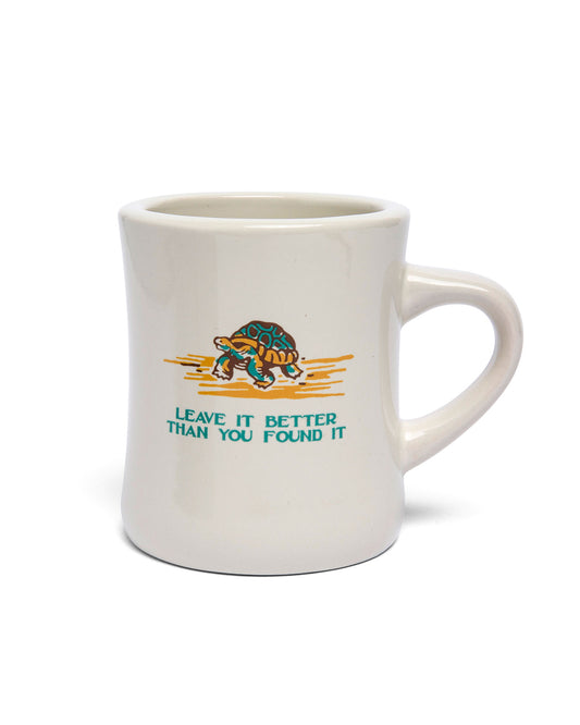 Classic Joshua Tree Road Trip Diner Mug For Coffee Lovers | natural