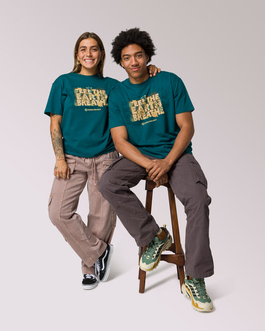 Shop Olympic Lichen Script Tee Inspired by Olympic National Park | lichen-blue