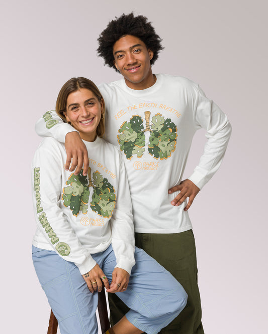 Shop Lichen Breathe Long Sleeve Tee Inspired by Parks | marshmallow