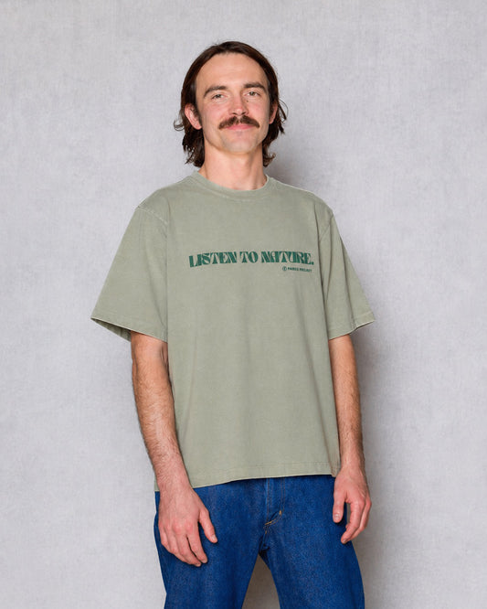 Shop Parks Project Kamikochi Heavyweight Oversized Tee Inspired by Japan parks | dusty-sage