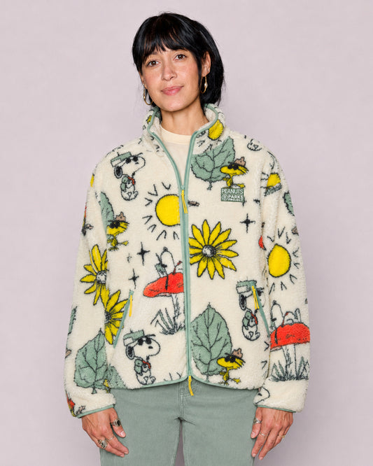 Peanuts x Parks Project: Recycled Shearling Snoopy Jacket | multi-color