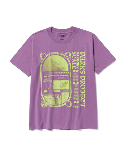 Shop Women's Dark Sky Scale Relaxed Tee Inspired by Dark Skies | vintage-plum