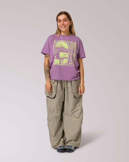 Shop Women's Dark Sky Scale Relaxed Tee Inspired by Dark Skies | vintage-plum