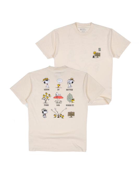 Shop Peanuts Leave It Better Pocket Tee Inspired by National Parks