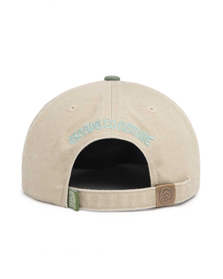 Chenille Embroidered Peanuts Grandpa Hat | green-and-natural