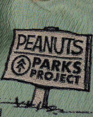 Peanuts x Parks Project Sustainably Crafted Cotton Blanket | green-and-natural