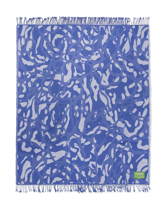 Shop New River Ripple Beach Blanket Inspired by Parks with Rivers | multi-color