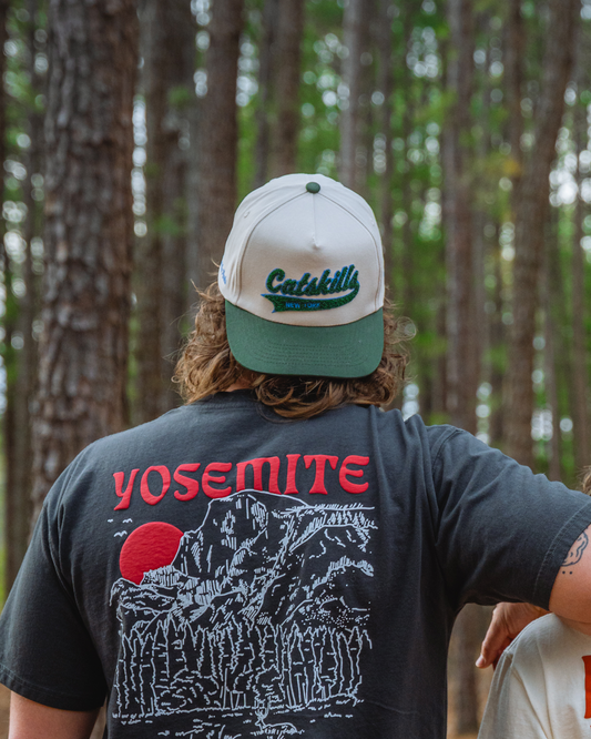 Shop Catskills Vintage Chenille Hat Inspired by Catskills New York Park | green-and-natural