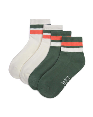 Shop Trail Crew Quarter Socks Inspired By National Parks | green-and-natural