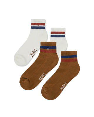 Shop Trail Crew Quarter Socks Inspired By National Parks | brown-and-natural