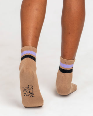 Shop Trail Crew Quarter Socks Inspired By National Parks | black-and-purple