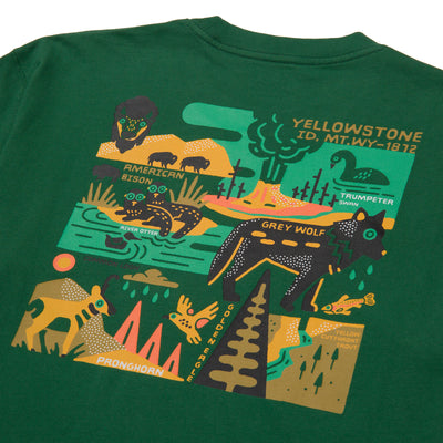 Shop Yellowstone 1872 Tee Inspired by our National Parks | forest-green