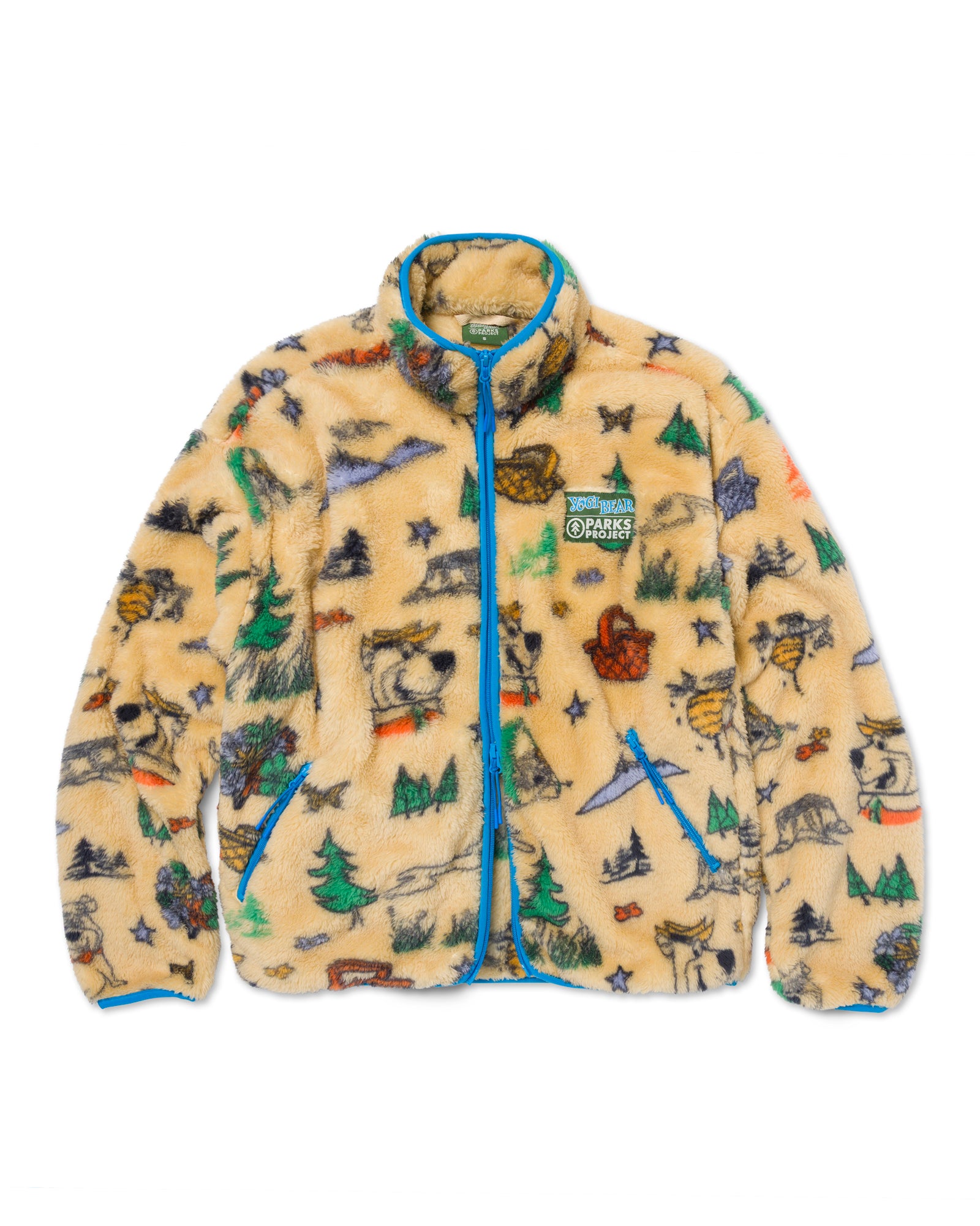 Shop Yogi Bear x Parks Project Shearling Jacket Inspired by