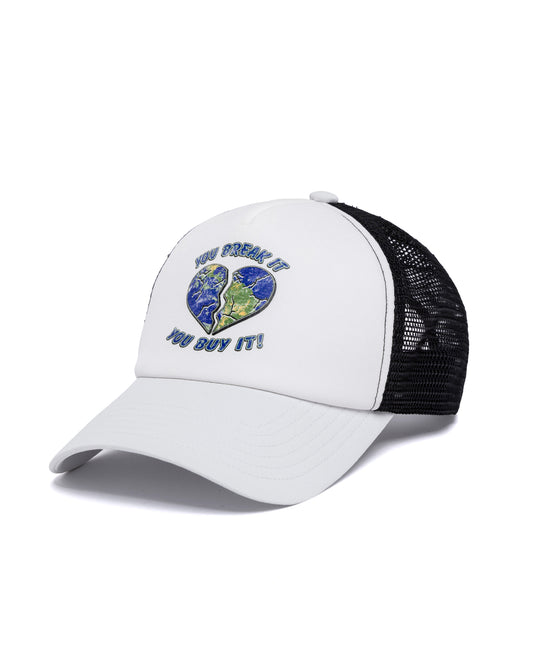 Shop You Break It Trucker Hat Inspired by Restoring Public Lands | marshmallow