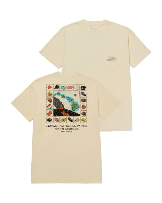 Shop Hawaiʻi National Parks Pocket Tee Inspired By Hawai‘i Volcanoes National Park | natural