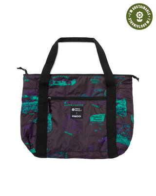 Igloo x Parks Project Packable Puffer 20 Can Cooler Bag | black-green