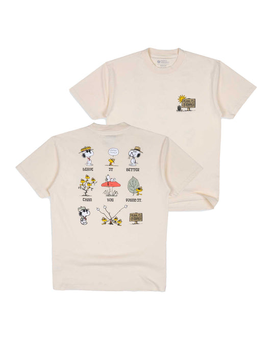 Explore Peanuts x Parks Project Leave It Better Than You Found It Tee | natural