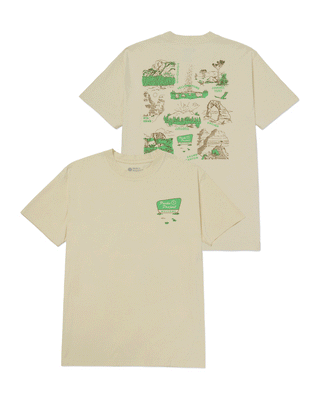 Shop National Park Welcome Tee Inspired by our National Parks | natural | vintage-black