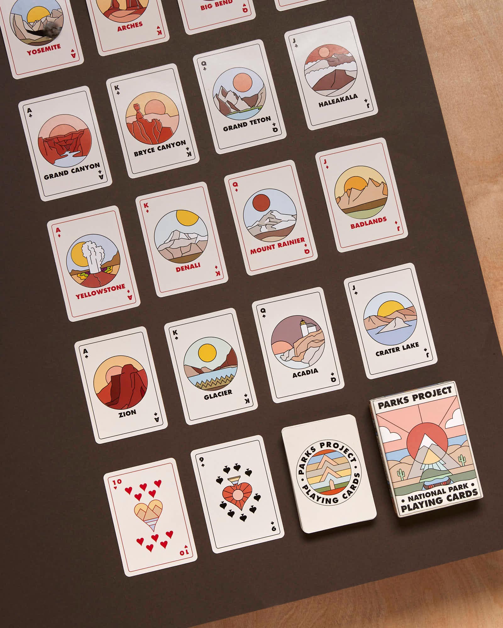 Sustainable Forest Paper National Park Playing Cards | Keep Nature Wild