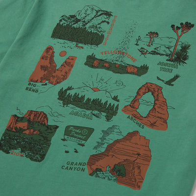 Shop National Park Welcome Pocket Tee Inspired By Our National Parks | sage