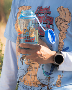shop looney tunes x parks project water bottle and sticker pack | multi-color