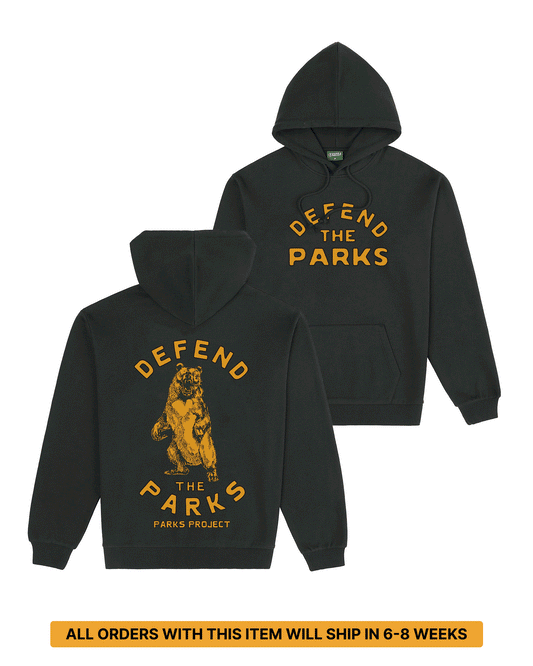 Defend the Parks Bear Hoodie