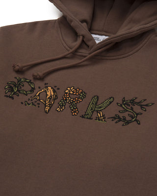 Shop 90s Doodle Parks Hoodie With Custom Embroidery Inspired By National Parks | dark brown