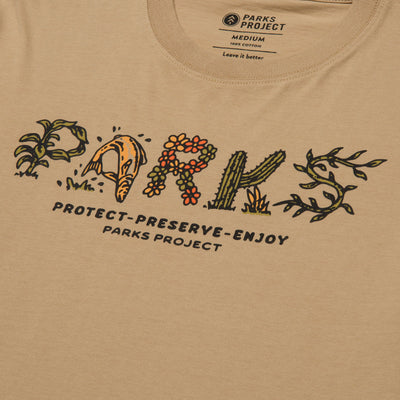 Shop 90s Doodle Parks Tee Inspired by Our National Parks | Khaki
