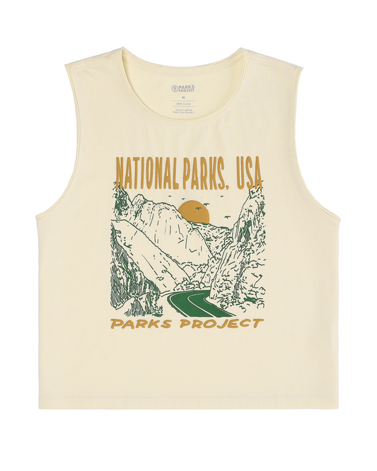 Shop National Parks Puff Print Tank Inspired by National Parks | natural