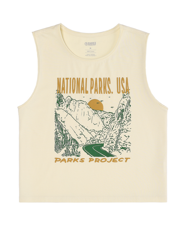 Shop National Parks Puff Print Tank Inspired by National Parks | natural