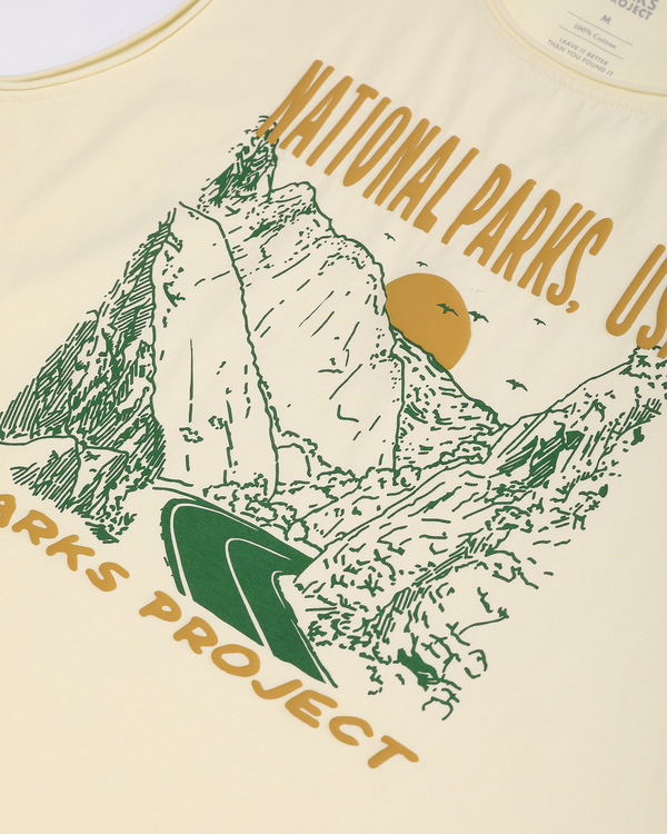 Shop National Parks Puff Print Tank Inspired by National Parks | natural