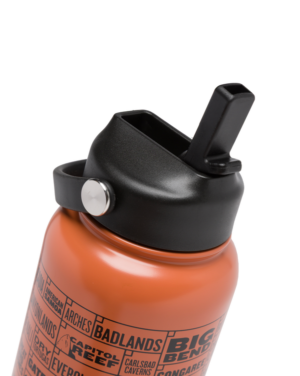 Shop National Parks Checklist 32oz. Insulated Water Bottle Inspired by our National Parks | sun-baked