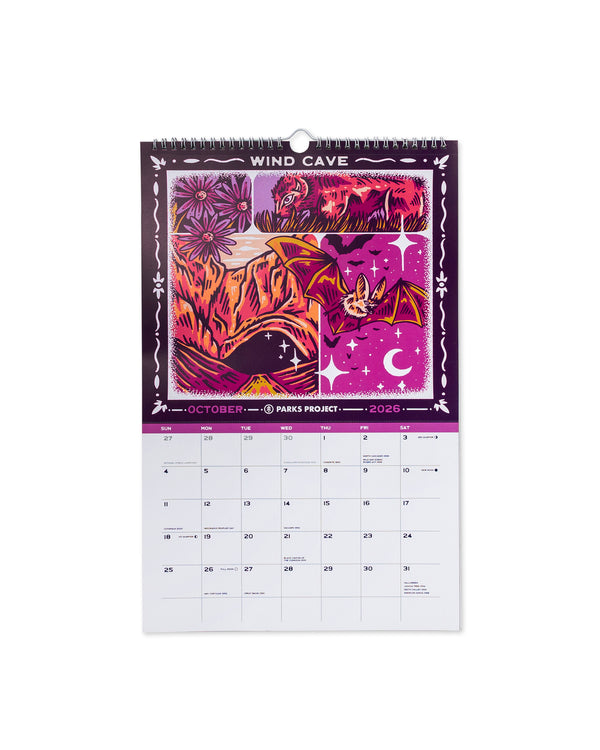 Shop 2026 Parks Project National Parks Calendar Inspired by National Parks | multi-color