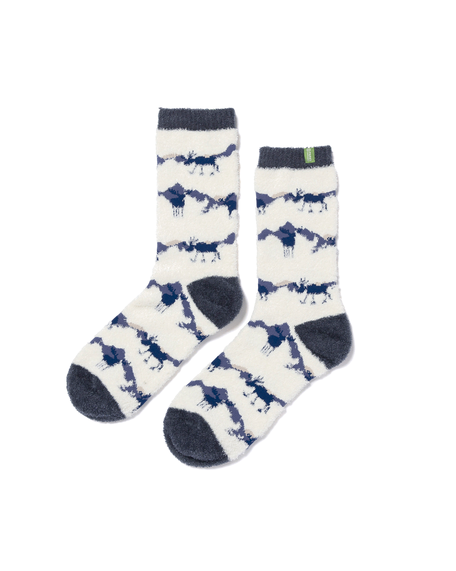 Acadia Moose Cozy Sock 2 Pack
