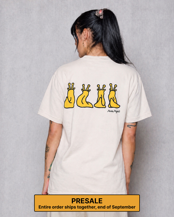 Shop Adventure with Friends Banana Slug Tee Inspired by Parks | raw-natural