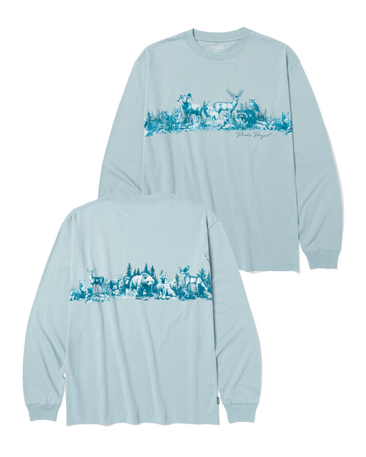 Shop Alpine Animals Long Sleeve Tee Inspired by Grand Teton