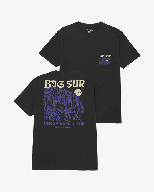 Big Sur Bridges Puff Print Pocket Tee