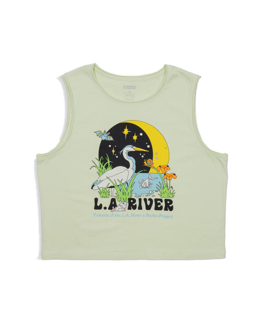 Shop LA River Blue Heron Tank Inspired by the LA River