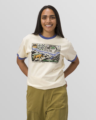 Shop Colorado Snapshot Ringer Tee Inspired by Colorado National Parks | natural-and-navy