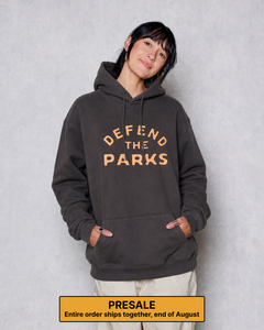 presale shop defend the parks bear hoodie inspired by protecting national parks | vintage-black