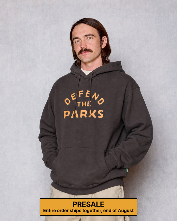 PRESALE Shop Defend the Parks Bear Hoodie Inspired by Protecting National Parks | vintage-black