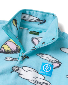 shop dr. seuss x parks project clouds & balloons trail fleece | blueberry-milk