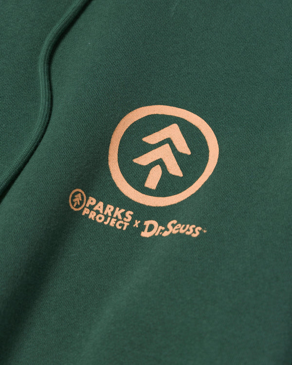 Shop Dr. Seuss x Parks Project Rainier Hoodie Inspired by Parks | dark-green