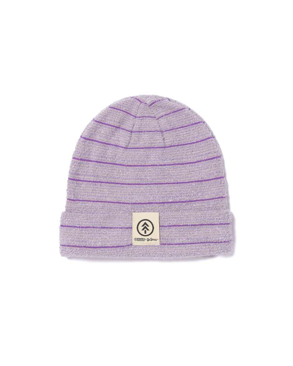 Bonnet Tricoté Violet Et Vert Parks Project 'Power To The Parks Shroom Beanie' - Femme