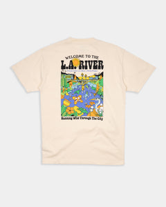 shop welcome to la river tee inspired by the la river | natural